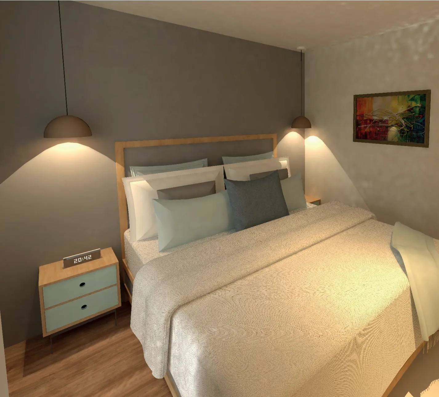 Render baño apartamento Edificio JANS 5